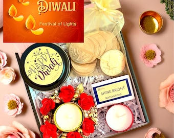 DIWALI GIFT BOX, Diwali Wedding Favors, Corporate Gift Set, Diwali Lantern, Candle, Diwali Gift Hamper , Meaningful Diwali Gift Set