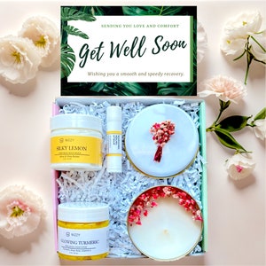 Get Well Care Package, Send a Gift, Thinking of You, Surgery Recovery, Friendship Gift Box, Spa Gift Box for Women