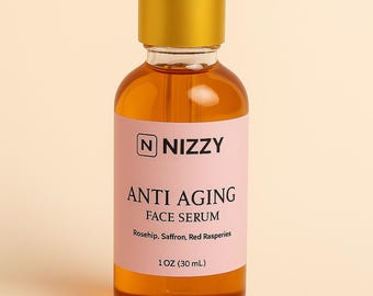 Natural Face Serum, Saffron Face Oil, Rosehip Face Serum, Moisturizing Face Oil, Hydrating Face Oil, Glow Serum, Natural Skincare, Vegan