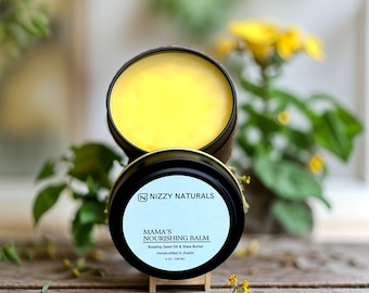 Moisturizing Body Balm, Moisturizer for New Mom, Balm for New Mom, Natural Belly Balm, Natural Skincare