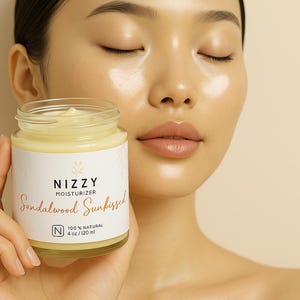 Turmeric and Niacinamide Brightening Face Cream – Kojic Acid, Licorice, Daily Moisturizer, Natural Skincare image 7