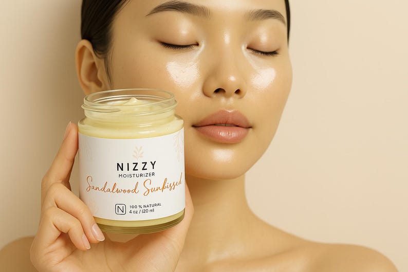 Turmeric and Niacinamide Brightening Face Cream – Kojic Acid, Licorice, Daily Moisturizer, Natural Skincare image 7