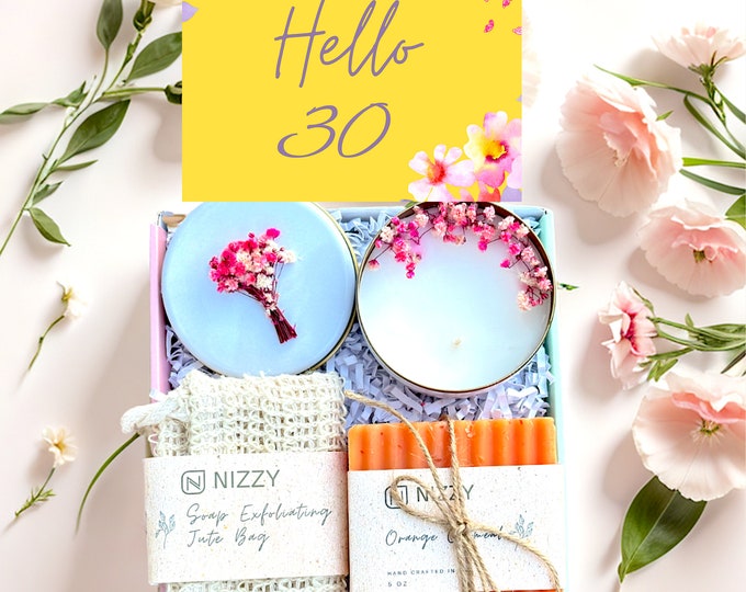 Featured listing image: 30th BIRTHDAY GIFT For Women, 30th Birthday Gift for Her, 30th Birthday Gift Box, Turning 30, Gift Baskets for Women