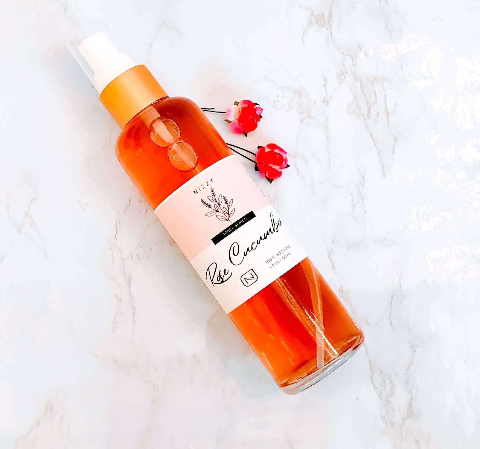 NATURAL Face Toner, Rose Face Toner, Alcohol Free Toner, Vegan Skincare