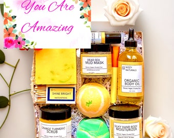 You Are AMAZING Gift Box, Encouragement, Motivational Gift Basket, Self Care Gift, Hug in a Box, Pamper Gift Box for Her