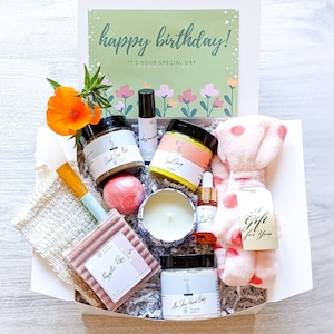 Birthday Spa Gift Box: Natural Skincare Gift Set for Her