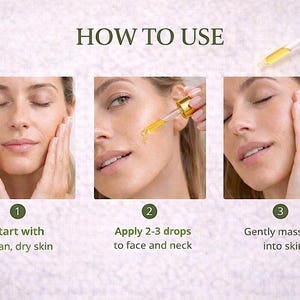 Vitamin C Face Serum with CoQ10 & Squalane – Lightweight Antioxidant Facial Oil, Vegan Glow Serum image 6