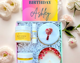 Luxury Gift for Friends Birthday, Birthday Gift Box for Friend, Birthday Gift for BFF, Handmade Soaps, Lotion, Relaxation Gift Set for Her