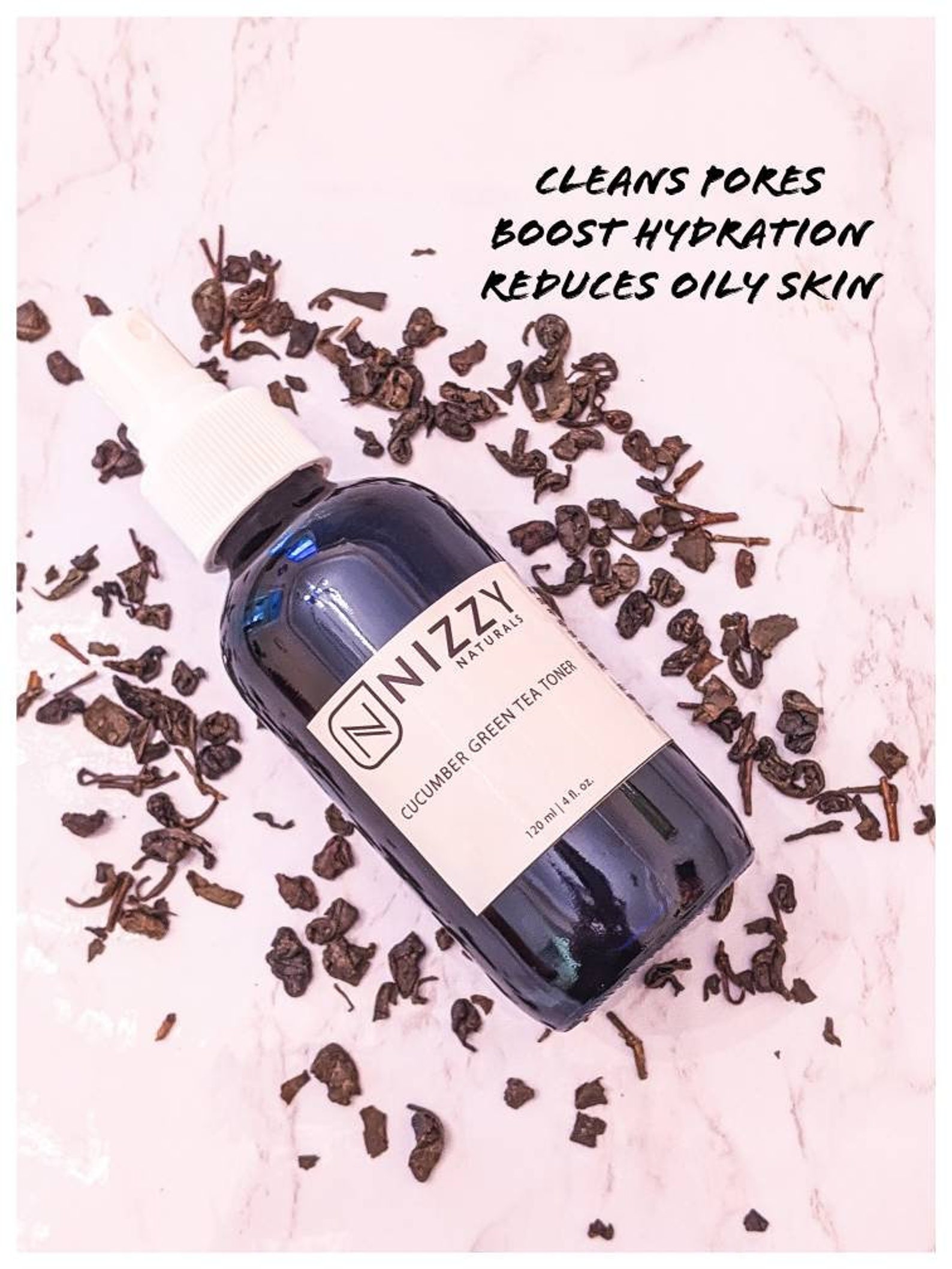 Green Tea Toner for Oily Skin Organic Face Toner Natural Etsy