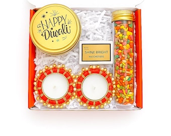 Diwali Gift Box: Candle, Festive Tea Light Holders, Gifts Bulk, Return Hampers, Corporate Gifts