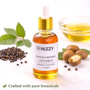 Bakuchiol Face Serum – Natural Retinol Alternative | Anti-Aging Night Serum for Sensitive Skin | Vegan Skincare image 5