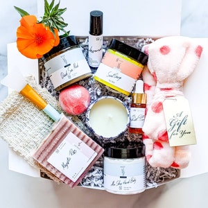 SELF CARE Box For Her, Self Care Gift Basket, Self Care Pamper Gift Box, Personalized Gifts, Spa Gift Basket for Woman, Self Care Gifts