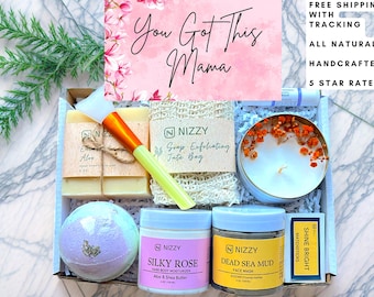 New Mom Gift Box, Expecting Mom Gift, New Mom Care Package, Pregnancy Gift Box, Luxury Spa Gift Set, Postpartum Recovery Gifts