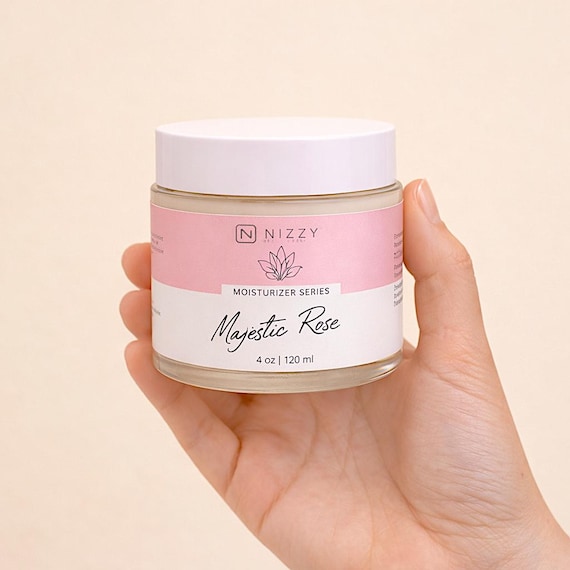 Rose Face Cream - Hyaluronic Acid, Rosehip, Ceramides Moisturizer