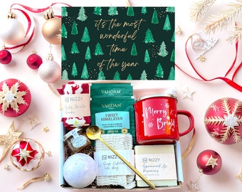 Winter Care package for Her, Holiday Gift Box, Christmas Gift Basket, Cozy Hygee Winter Gift Box for Women