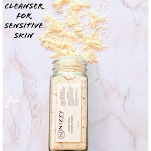 Coconut Powder Face Cleanser: Natural Exfoliating Cleansing Grains