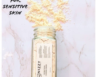 NATURAL FACE WASH, Coconut Face Cleanser, Powder Face Cleanser, Cleansing Grains, Natural Face Soap, Exfoliant, Gentle Facial Wash