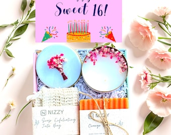 16th Birthday Gift, 16th Birthday Girl's Hamper, Spa Gift Set, Spa Birthday Gift Box, Birthday Gift for Daughter, Sweet 16 Gift, Teen Gift