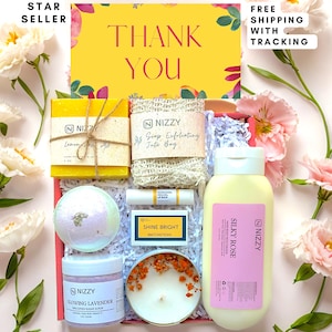 Thank You Teacher Spa Gift Box – Relaxation Gift for Her, Teacher Appreciation Week Gift, End of Year Gift, Handmade Self-Care Package
