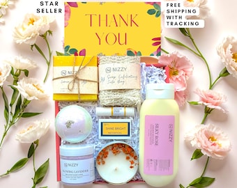 Thank You Teacher Spa Gift Box – Relaxation Gift for Her, Teacher Appreciation Week Gift, End of Year Gift, Handmade Self-Care Package