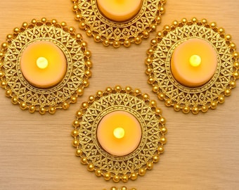 Diwali Bulk Gifts, Tealight Holders, Diwali Diyas, Bulk Diwali Favors, Diwali Gift, Festival Decorations, Puja Favors, Party Return Gifts
