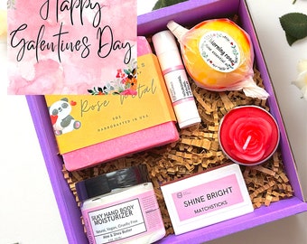 Galentines Day Gift Box, Valentine Day Gift Basket, Valentines Day Gift for Her, Gift for Girlfriend