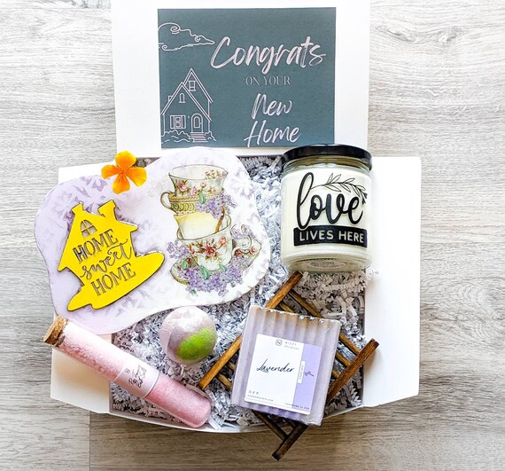 New Home Gift Box New Home Gift Basket New Home Gift New Etsy