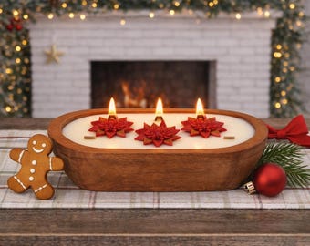 Christmas Candle Set Employee Gifts Bulk | Holiday Appreciation Soy Candles Corporate |Team Thank You Gift Boxes | Office Holiday