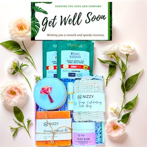 Get Well Soon Spa Gift Box: Healing Vibes Care Package
