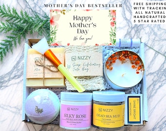 Mother's Gift Box, Relaxing Gifts for Mom, Gift Box for Grandma, Self Care Gift for Mom, Daughter to Mother Gift, Hygge Gift Box