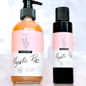 Gentle Rose Face Wash: Hydrating Vegan Skincare with Aloe & Rosehip