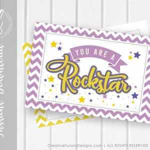 Cartolina per il livello di vendita diretta: "Rockstar-Purple"/Cartolina per il livello di squadra/Supporto downline/Cartolina per il download digitale con modifica istantanea