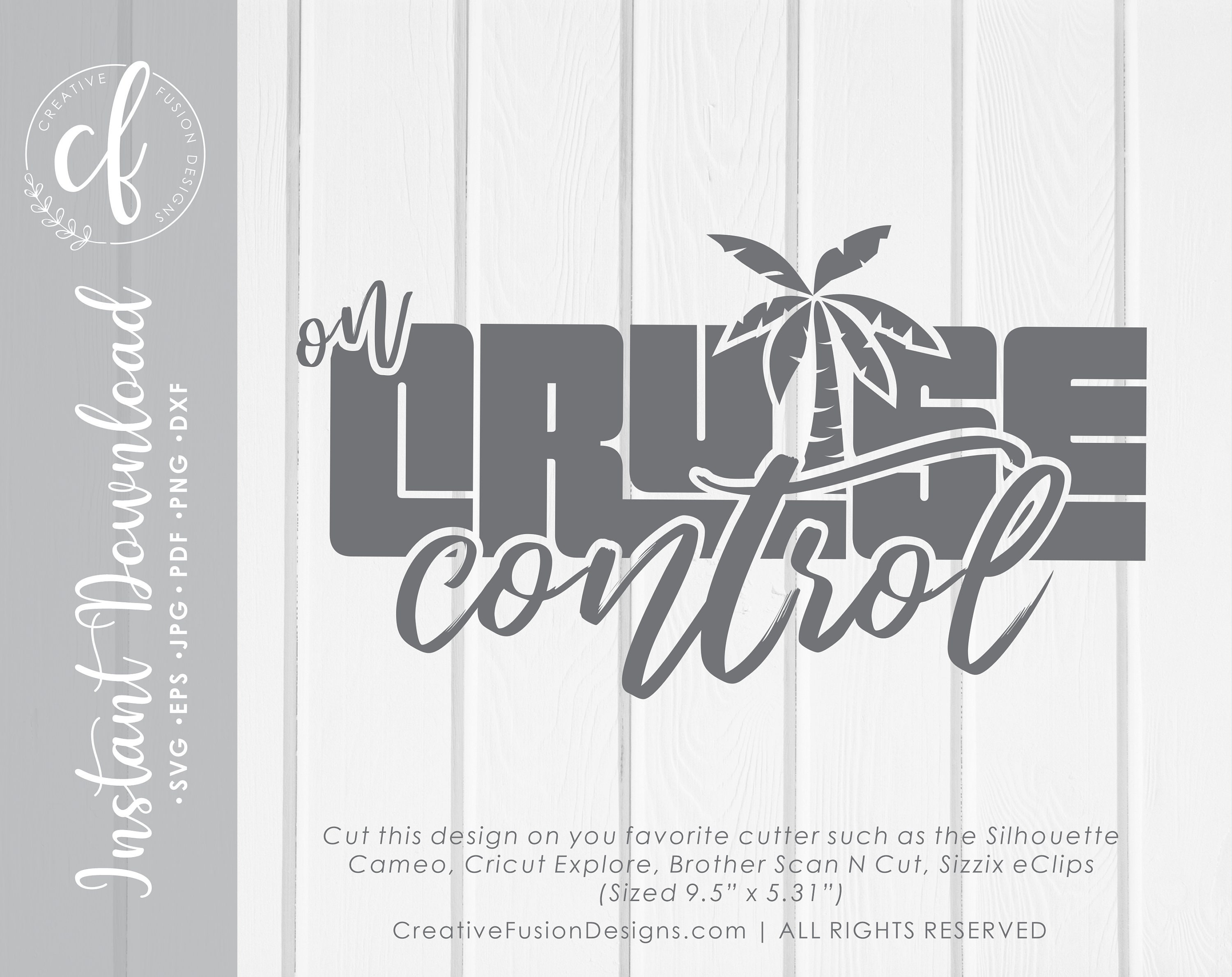 Cruise Control SVG, Vacation Tee Cut File (digital Download) - Etsy