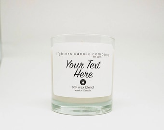 personalized candles etsy