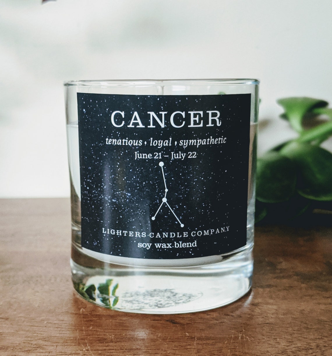 Cancer Zodiac Candle Constellation Aries Gifts Zodiac Etsy UK