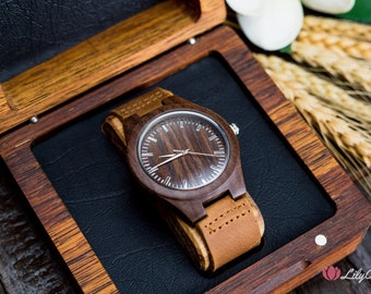 Reloj de madera personalizado para hombre: un tesoro atemporal