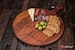 Custom Engraved Cheese Board. Personalised Round Cutting Board. 