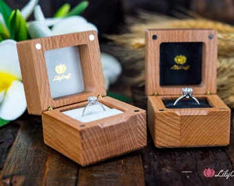 Custom Wooden Ring Box - For the Ideal Proposal