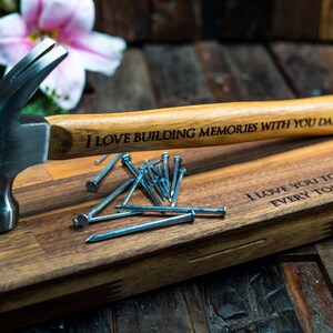 personalized hammer with box