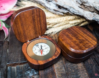 Rare and Limited Edition Personalised Compasses Crafted from Exquisite Timbers