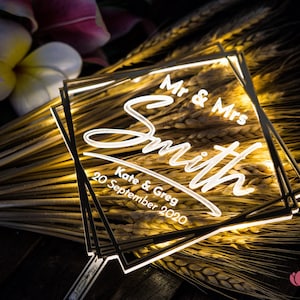LED Wedding Cake Toppers: Light Up Your Love Story Beautifully