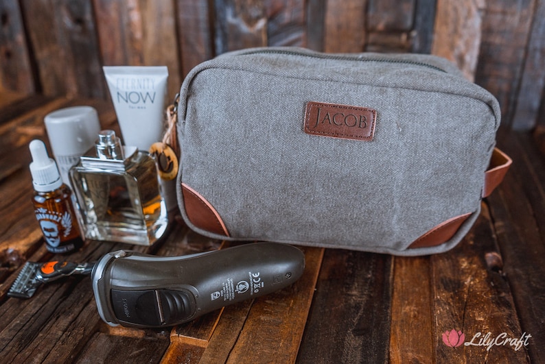 Personalised Men's Toiletry Bag: A Practical and Thoughtful Gift image 1