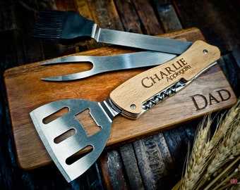 Custom BBQ Grill Set - Father's Day Done Right