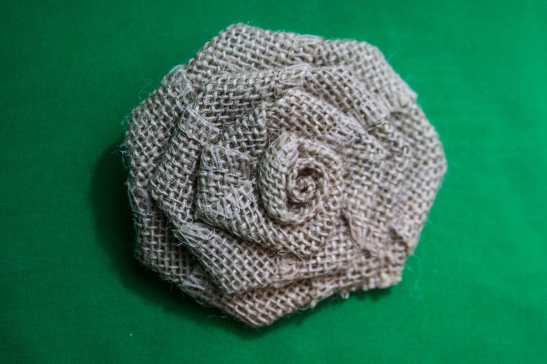 several colors to choose from Burlap Rose Accessories for Towel Keeper