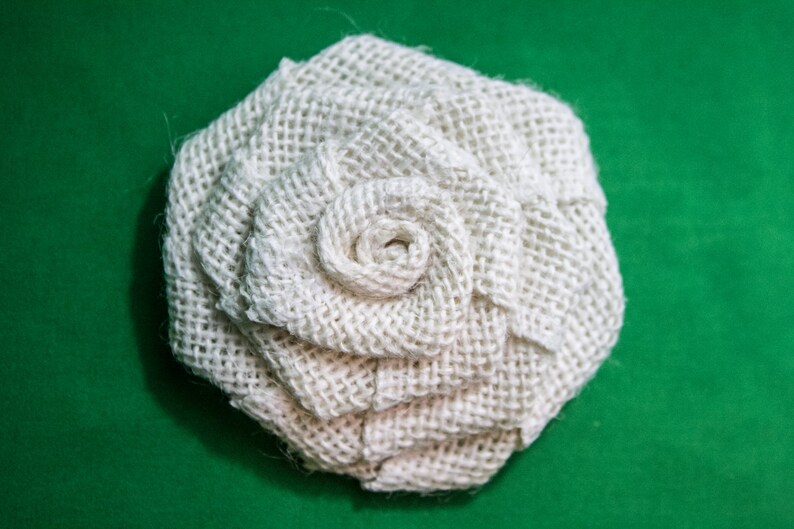 several colors to choose from Burlap Rose Accessories for Towel Keeper