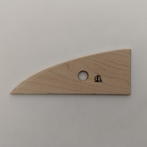 Gentle Curve Pottery Throwing Rib Tool