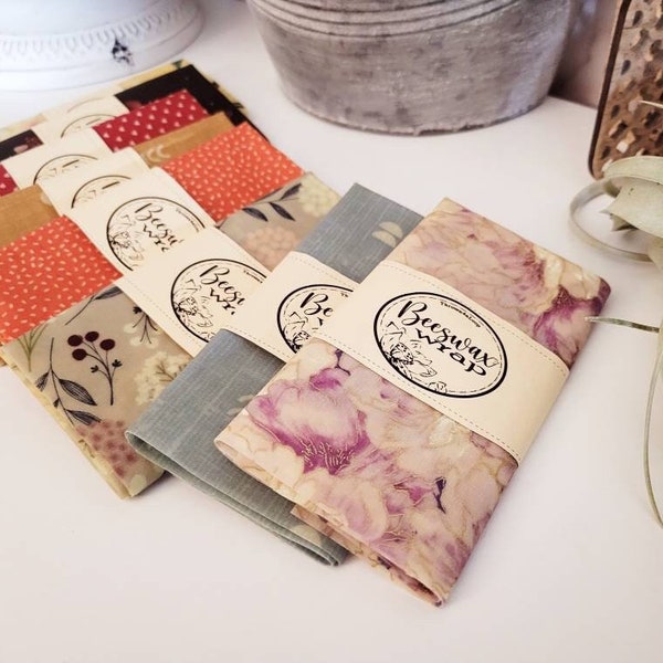 Handmade Beeswax Wrap: 12x12 Reusable Food Covers, Perfect for Planet-Friendly Snacking