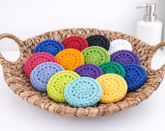 Hand Crocheted Nylon Kitchen Scrubbers | Scratch Safe, Set of 4