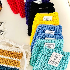 New Square super thick Scrubbies. Hand Crocheted from &quot;Srub it&quot; yarn dish scrubbies. 2 scrubbies included.