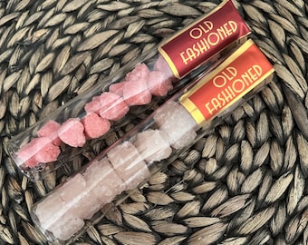 Artisan Bitters-Infused Sugar Cubes with Real Fruit Essence for Craft Cocktails